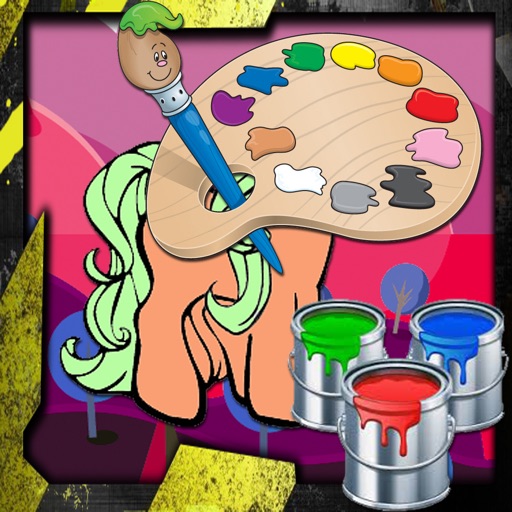 Coloring Games Little Unicorn Version iOS App