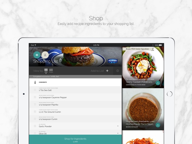 Yummly Recipes & Shopping List screenshot-3