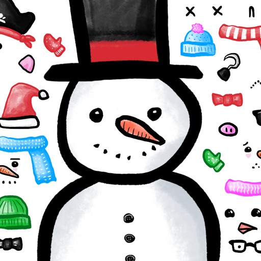 Build a Snowman Sticker Set