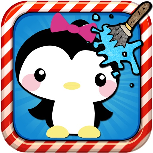 Coloring For Preeschool Free Penguin Sim iOS App