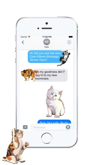 Cute Kittens - Cat Art, Stickers(圖1)-速報App