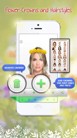 Game screenshot Flower Crowns and Hairstyles: Try on a New Look apk