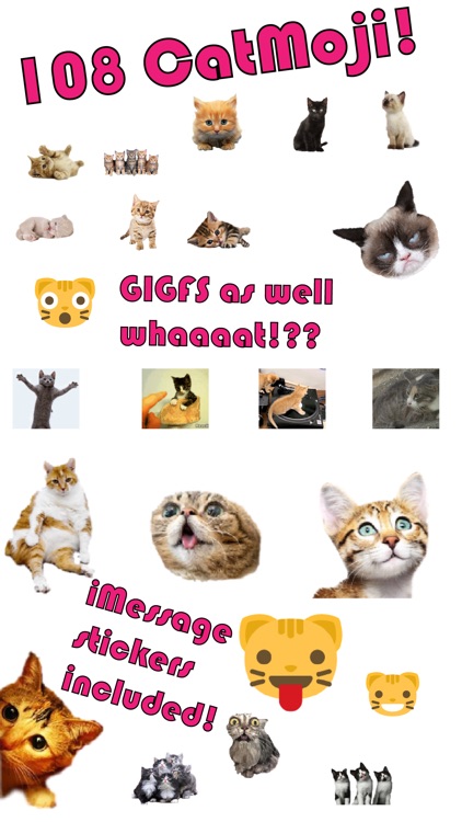 CatMoji-Kitty Emoji Keyboard and iMessage Stickers
