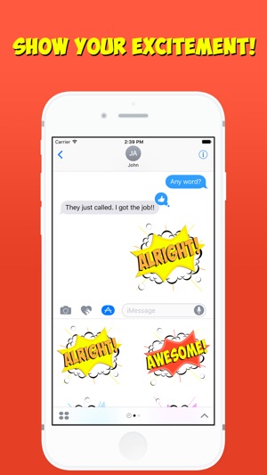 Shout! Stickers for iMessage