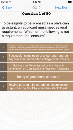 Physician Assistant Jurisprudence Exam eReview(圖2)-速報App