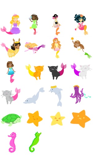 Mermaid Princess Stickers(圖3)-速報App