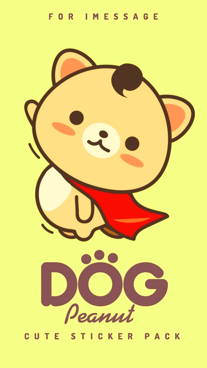 Peanut Dog Sticker - Cute Emotional & Xmas Emoji