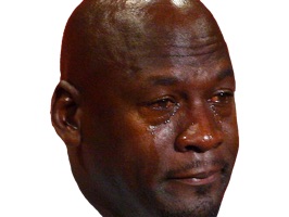 23 Tears is the easiest way to send the Crying Jordan picture as a sticker in iMessenge