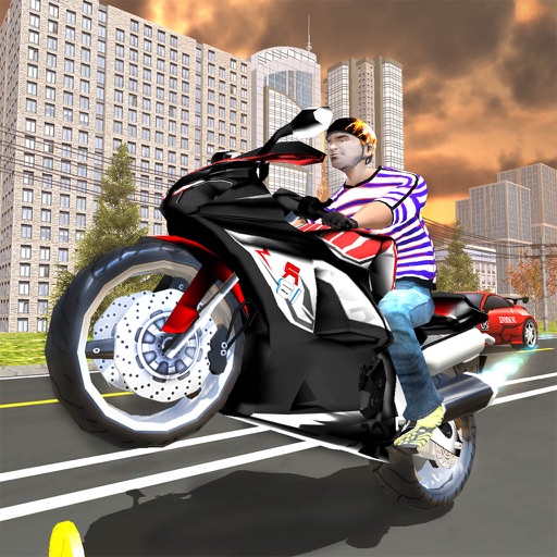 Crazy Motorbike Traffic Racer iOS App