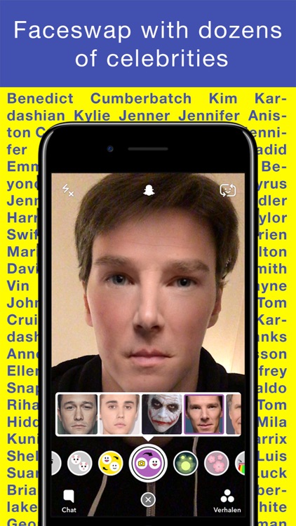 CelebSwap - Faceswap with celebrities for Snapchat