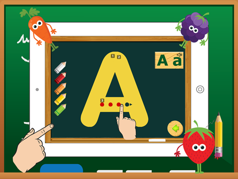 A-Z English Alphabet Kids - Fruits and Vegetables screenshot 4