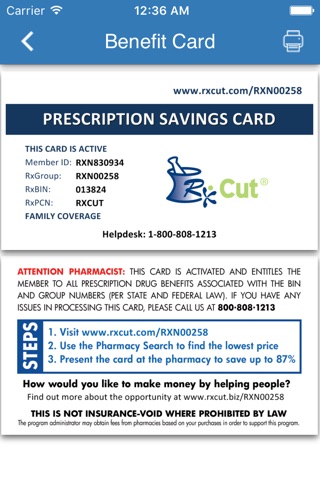 Prescription Savings Alliance screenshot 3