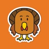 Turkey Day Holiday Stickers