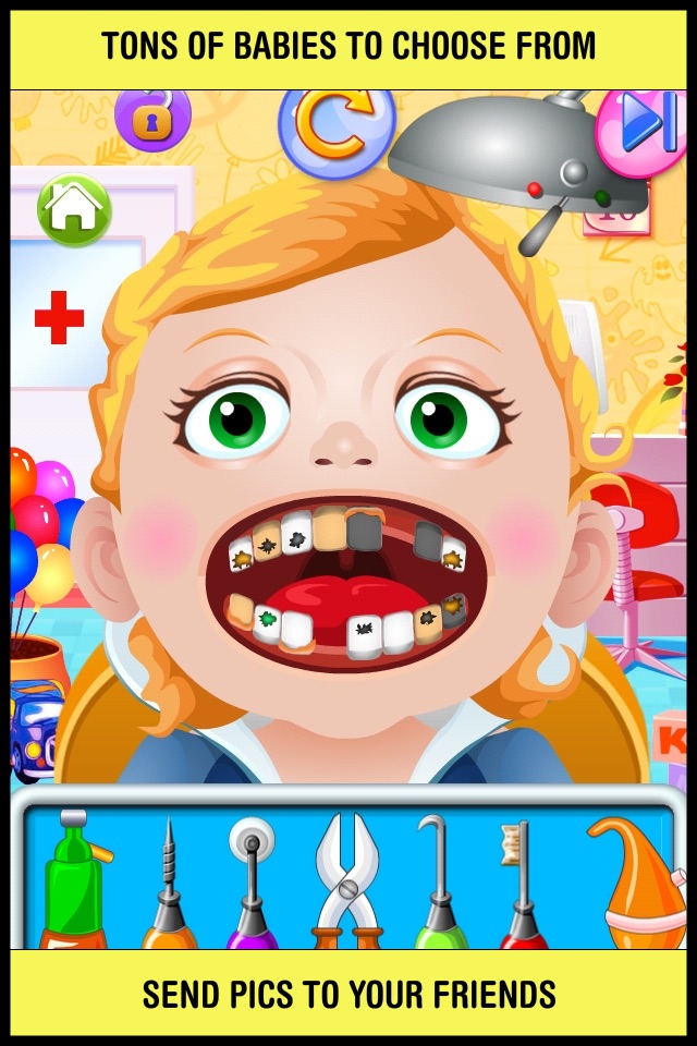 Baby Doctor Dentist Salon Games for Kids Free screenshot 2