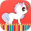 Unicorns Horse Coloring Book Drawing Painting Game