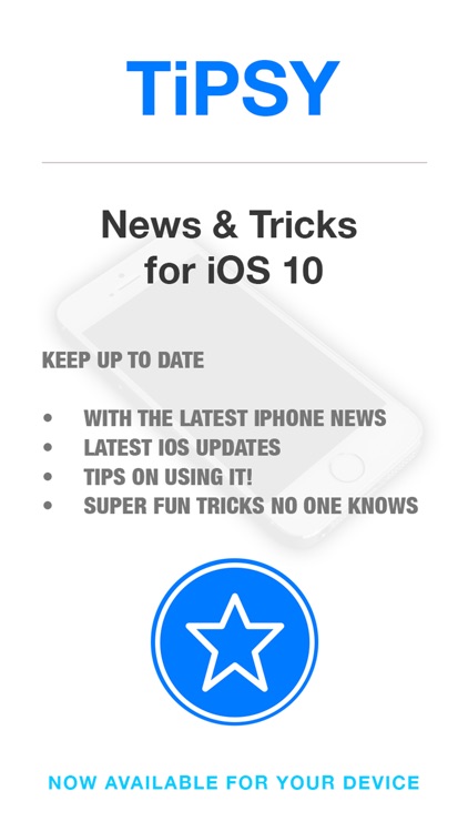 Tipsy - News & Tricks for iOS 8 & 10