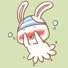 Pangci Rabbit with Funny Carrot − NHH Stickers