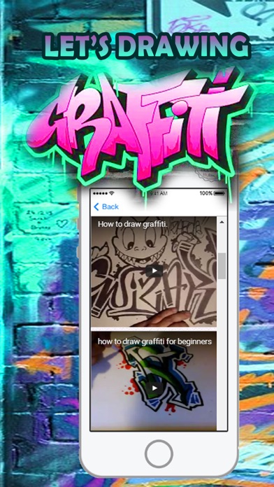 How to cancel & delete Learning How to Draw Graffiti Art Free from iphone & ipad 2