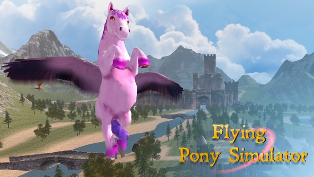 Flying Pony: Small Horse Simulator 3D(圖1)-速報App