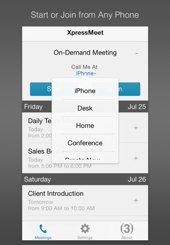 Level 3 XpressMeet Mobile screenshot 4