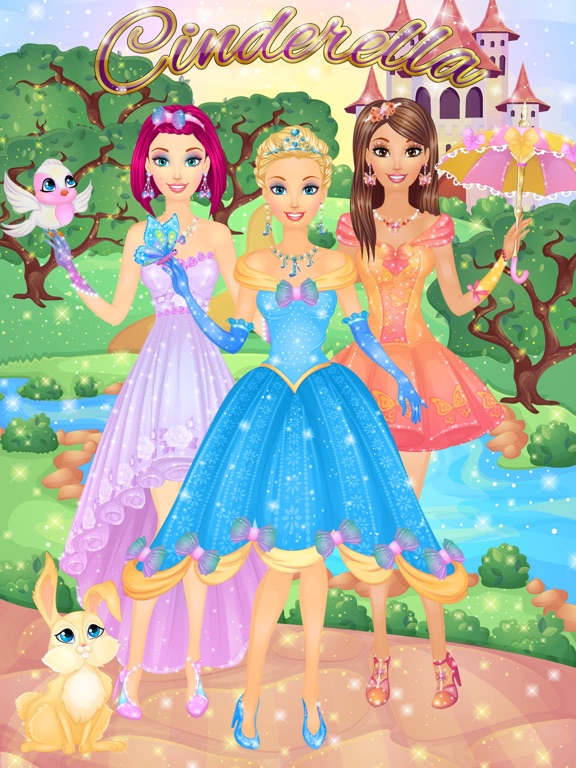 Золушка макияж и мода - игры для девочек на iPad