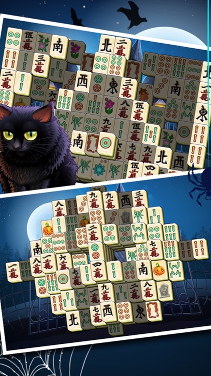 Scary Halloween Mahjong - Spooky Winter Majong Hd screenshot-4