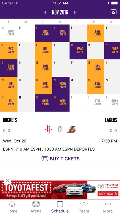 Los Angeles Lakers Official Mobile App