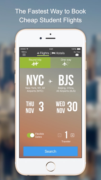 Flights by StudentUniverse screenshot-0