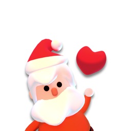 Santa! Cute 3D Emoji and Text Stickers for iMessag