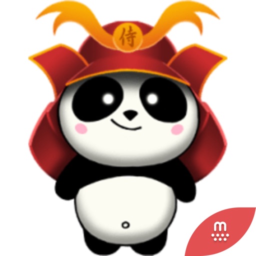 SAMURAI PANDA 2 (Animated) stickers by CandyA$ icon