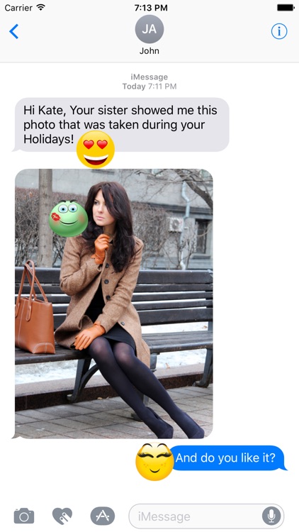Happy Smile "Big Smilies Stickers" for iMessage