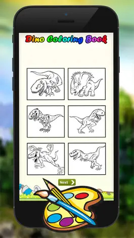 Game screenshot Dino Coloring Book - Dinosaur Drawing for Kid Games hack