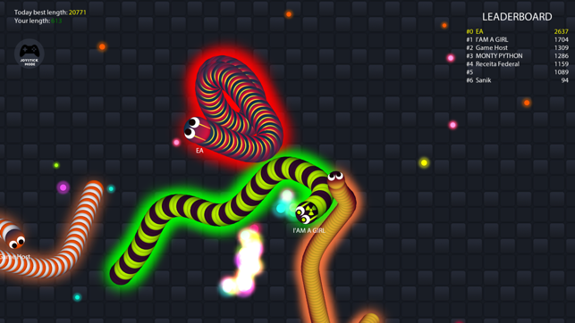 Snake.io - The Hungry Snake Slither Dash War(圖1)-速報App