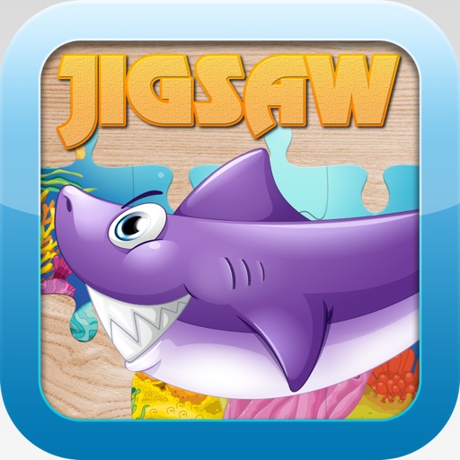 Sea Animals Jigsaw Puzzles for Kids and Toddler - Kindergarten and Preschool Learning Games Free Icon