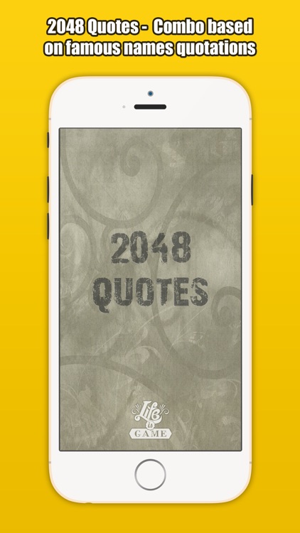 2048 Quotes - Combo based on famous names quotes screenshot-4