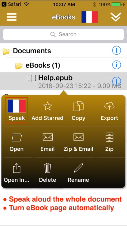 SpeakFrench 2 (14 French Text-to-Speech) screenshot-3