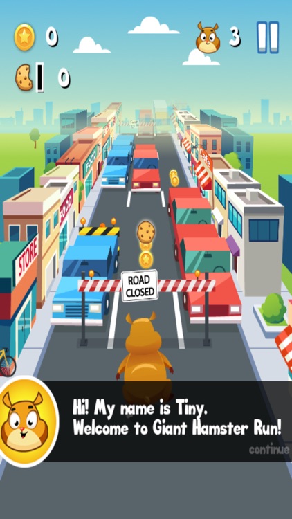 Giant Hamster Run By Cloud Flame