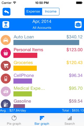 Money Log Free - Budget Manager screenshot 4