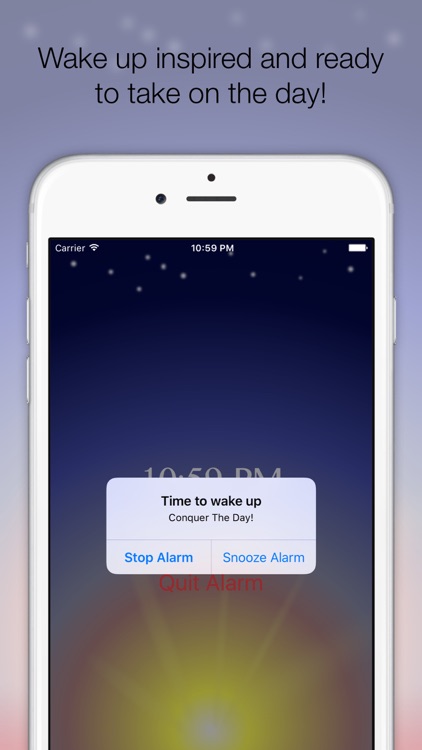 Inspire Alarm Clock - Motivational Speeches screenshot-3