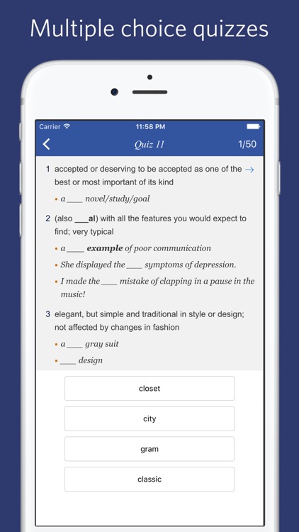 Oxford vocabulary 3000 - quiz, flashcard screenshot-3