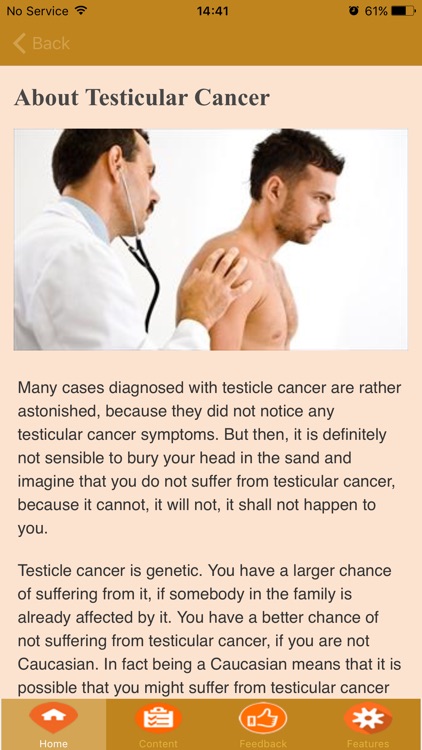 Symptoms Of Testicular Cancer