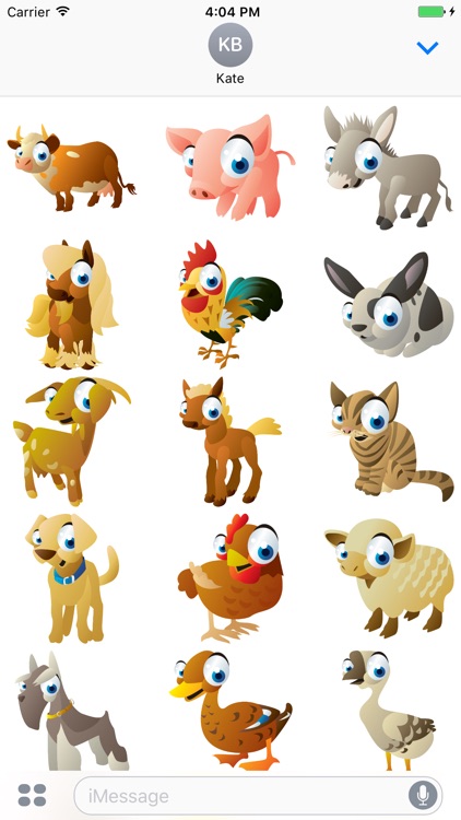 Farm Big Eyes Collection Stickers Mania