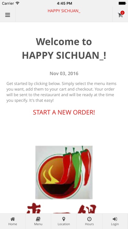 Happy Sichuan Online Ordering