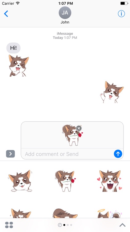 Husky Dog Sticker screenshot-3