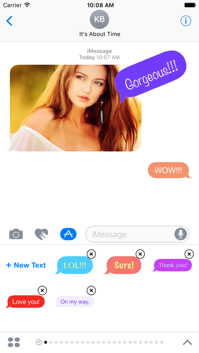 How to cancel & delete Color Text Bubbles on iMessage from iphone & ipad 1