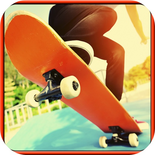 Boy Jump Skateboard Street Icon