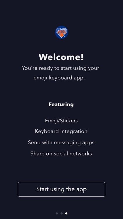 NY Knicks Emoji Keyboard