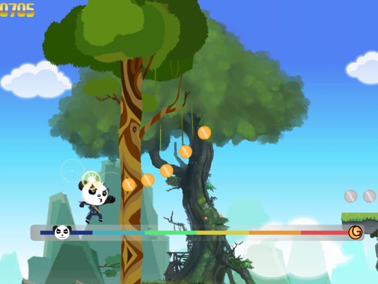 Ninja panda angry run game screenshot 3