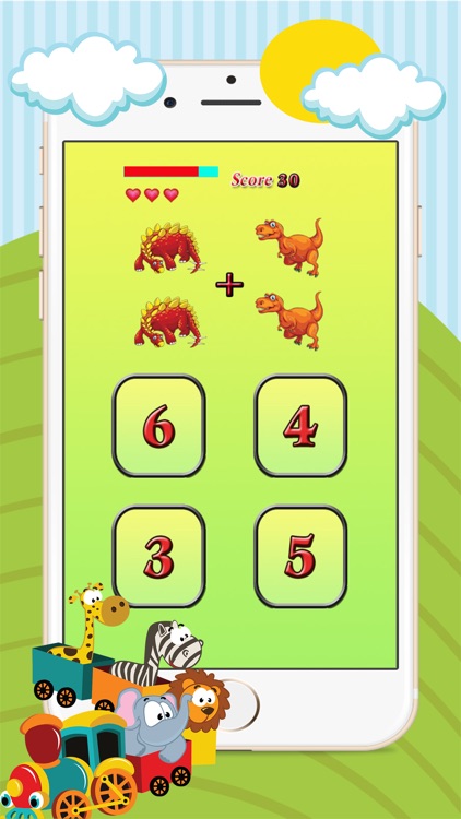 Dinosaur Kindergarten Learning Game for Free App