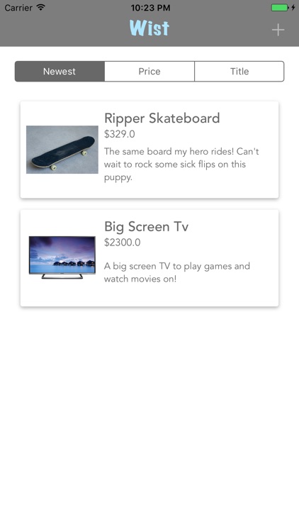 Wist: The Wishlist App